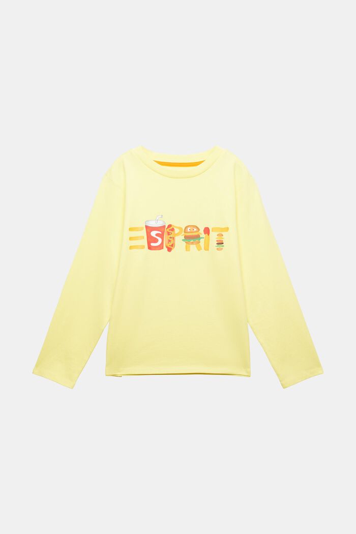 T-Shirts, 淡黃色, detail image number 1