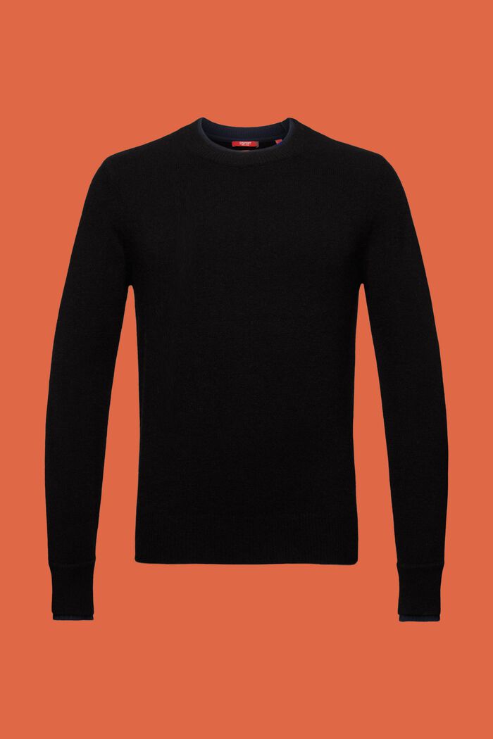 Cashmere Pullover, BLACK, detail image number 8