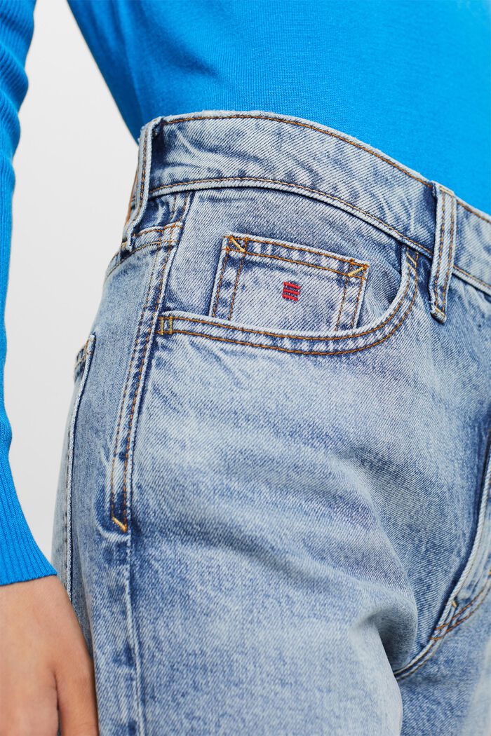 High-Rise Retro Classic Jeans, BLUE BLEACHED, detail image number 2