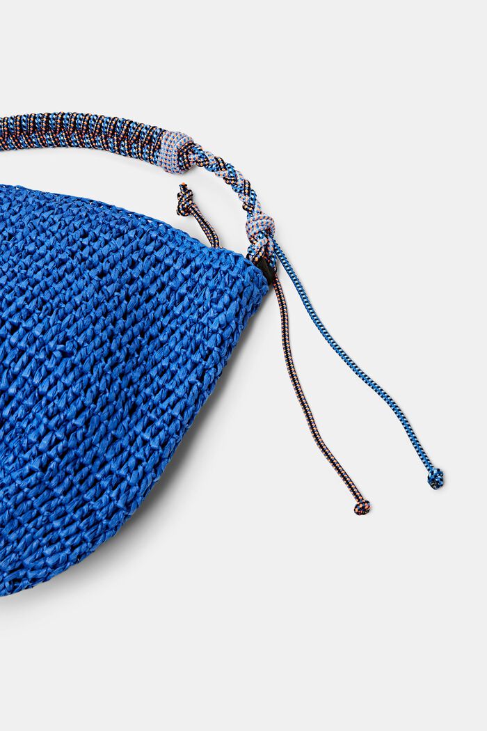 ‌鉤編半月手袋, 藍色, detail image number 1