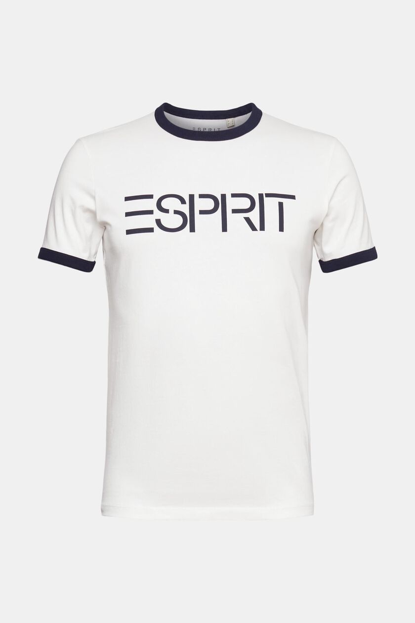 Jersey logo print T-shirt