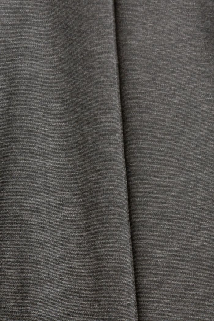High-rise jersey culottes, GUNMETAL, detail image number 6