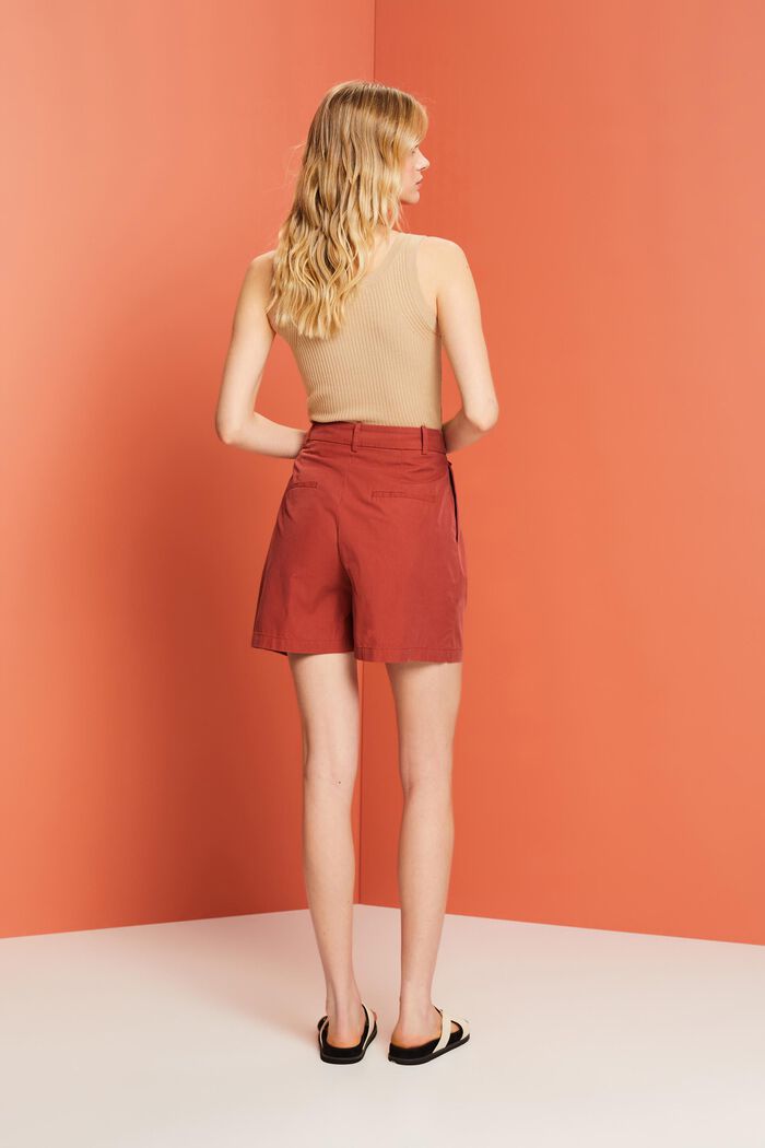 Chino shorts, TERRACOTTA, detail image number 3