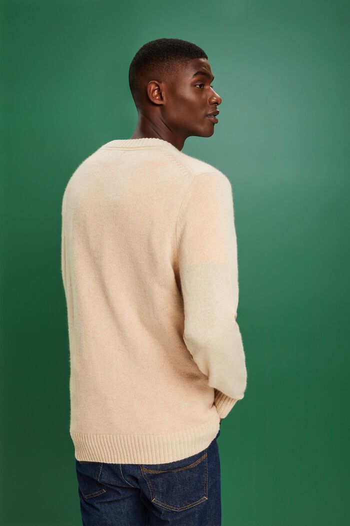 Cashmere sweater, SAND, detail image number 4