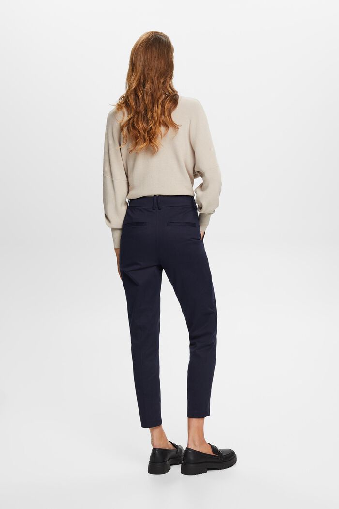 High-Rise Slim Fit Pants, NAVY, detail image number 3