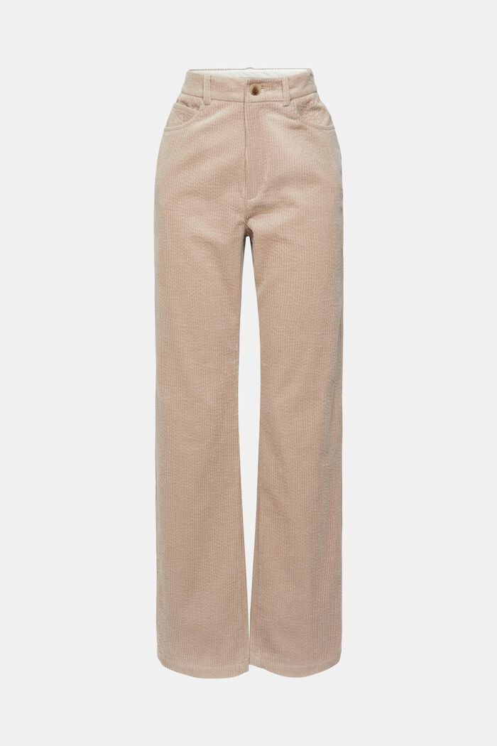 80's Straight corduroy trousers, LIGHT TAUPE, detail image number 7