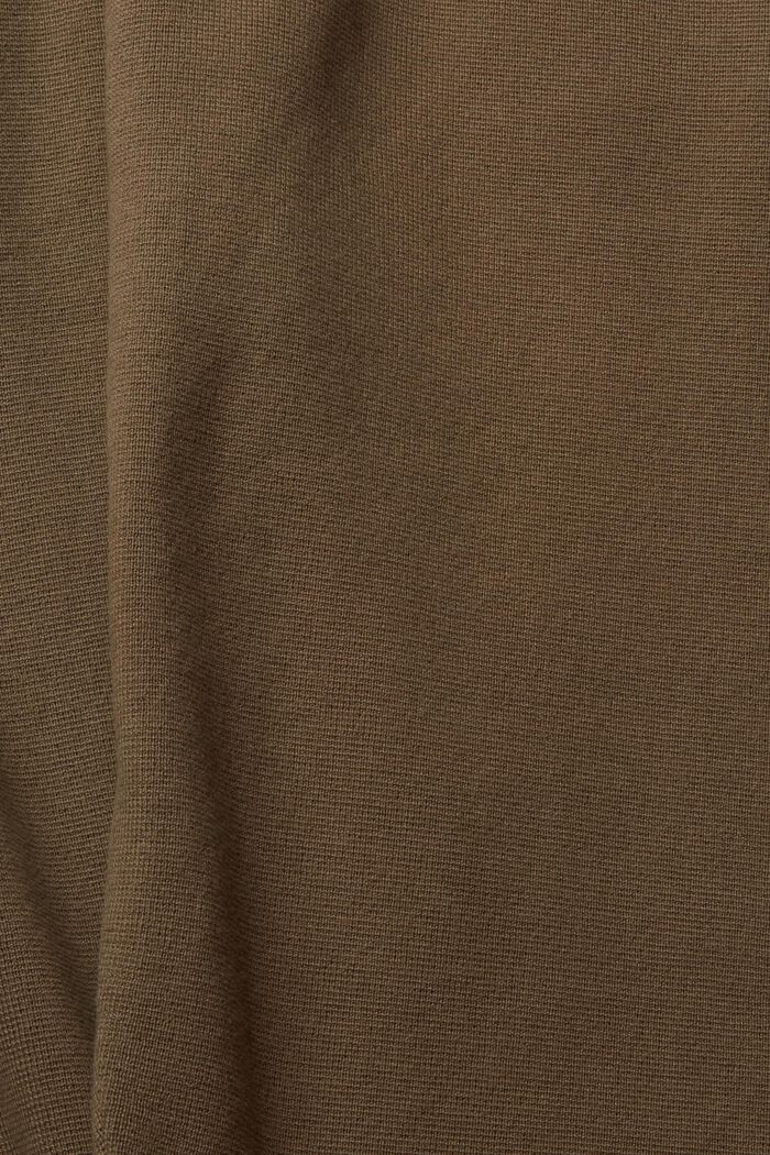 針織運動褲, 軍綠色, detail image number 5
